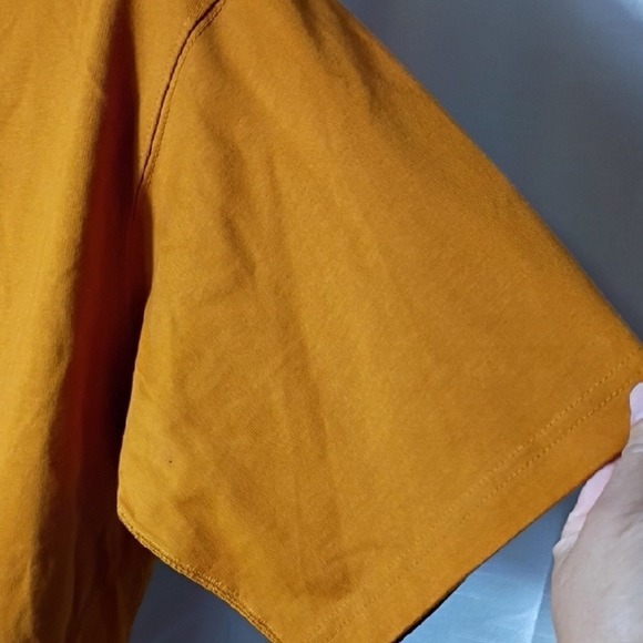 Adidas Men's Bold Orange Tee Size S - Picture 4 of 8